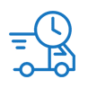 On-Time, On-Budget Delivery icon